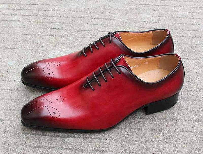 Men's Oxford Leather Shoes Size 6-13