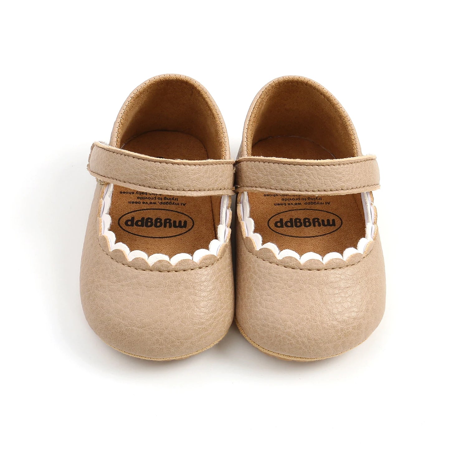 Newborn Baby Princess Shoes - Soft Prewalker Shoes with Hook & Loop (0-18M)
