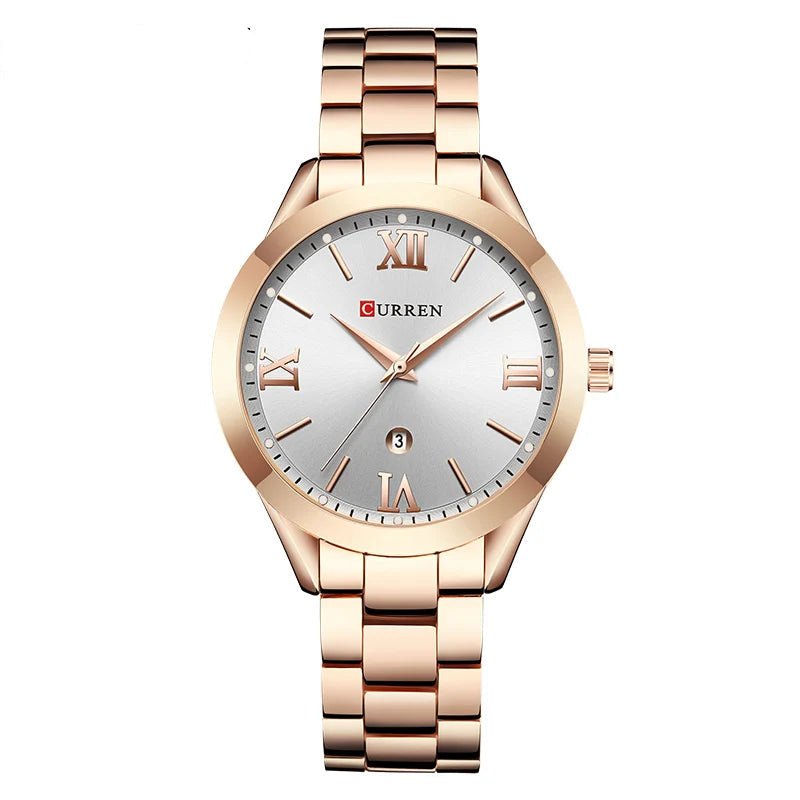 Elegant Women's Fashion Watch - Stainless Steel Business Timepiece