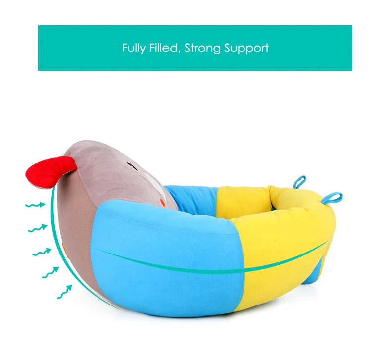 Baby Support Sofa with Filling - Bean Bag Seat for Learning to Sit