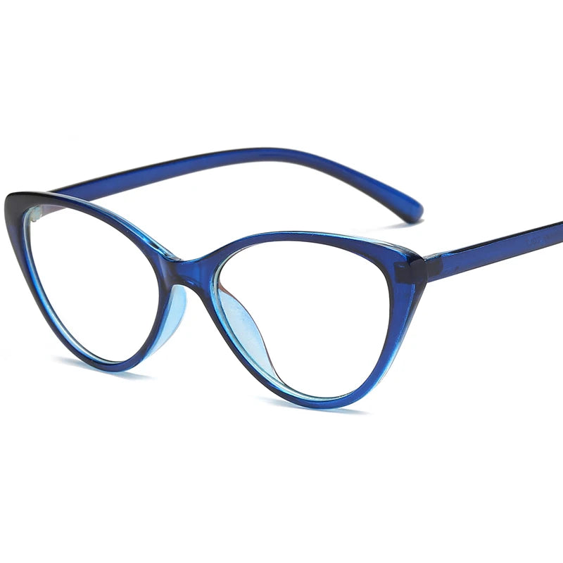 Vintage Cat Eye Glasses Frame - Plastic Optical Computer Glasses for Women & Men