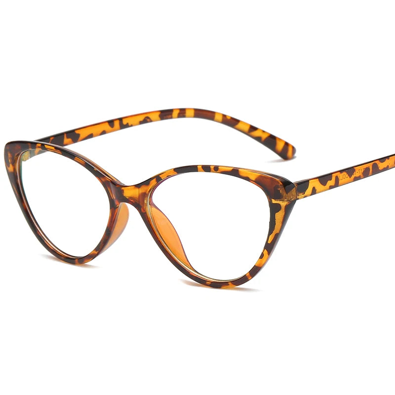 Vintage Cat Eye Glasses Frame - Plastic Optical Computer Glasses for Women & Men