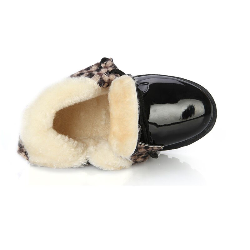 Children's PU Leather Waterproof Boots