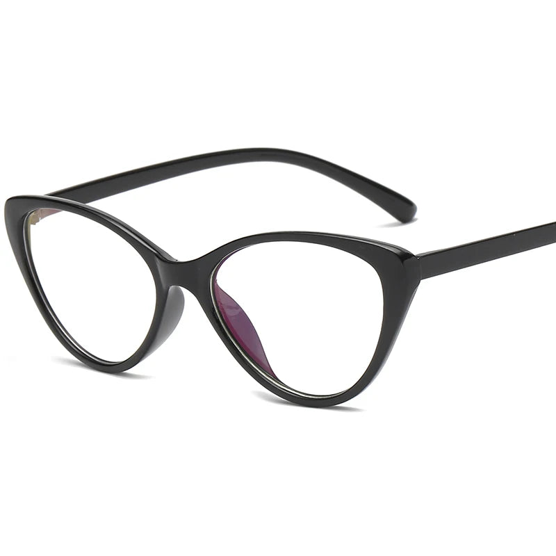 Vintage Cat Eye Glasses Frame - Plastic Optical Computer Glasses for Women & Men