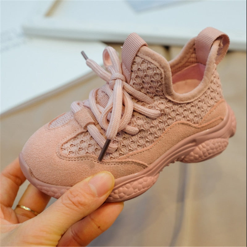 Children's Unisex Mesh Breathable Sneakers Shoes 21-30