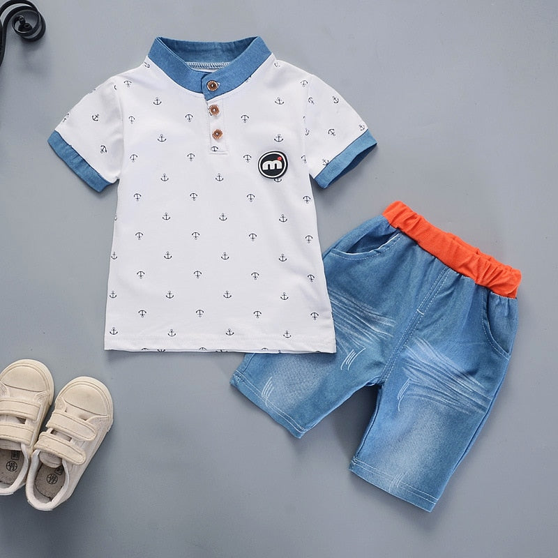 Boys T-shirt and shorts Two pieces Set