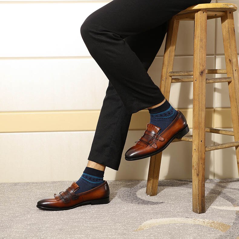 Men's Handmade Tassel Loafers