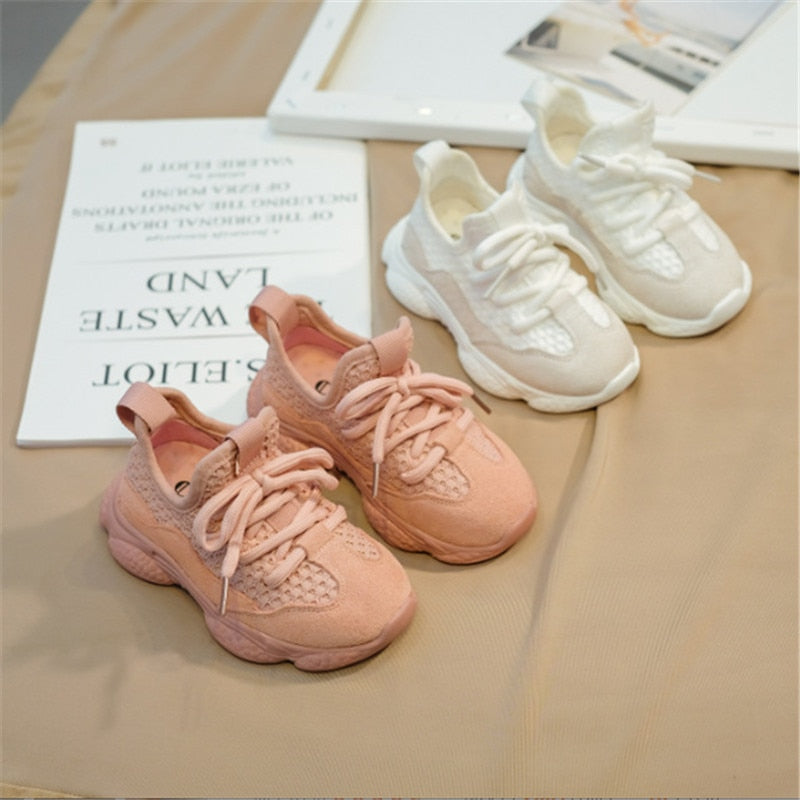 Children's Unisex Mesh Breathable Sneakers Shoes 21-30