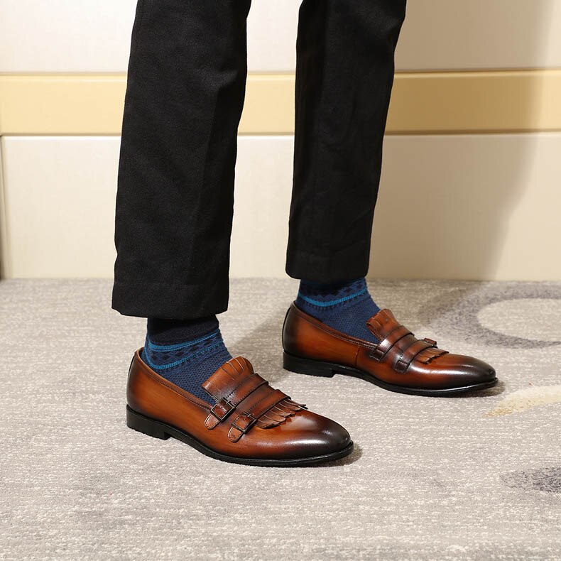 Men's Handmade Tassel Loafers