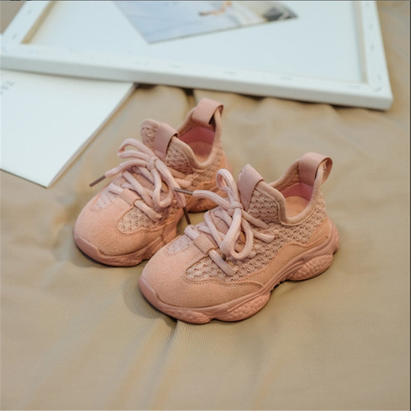 Children's Unisex Mesh Breathable Sneakers Shoes 21-30