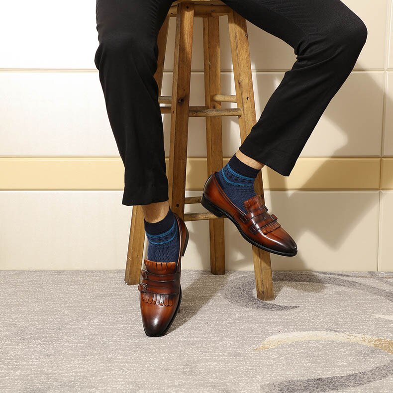 Men's Handmade Tassel Loafers