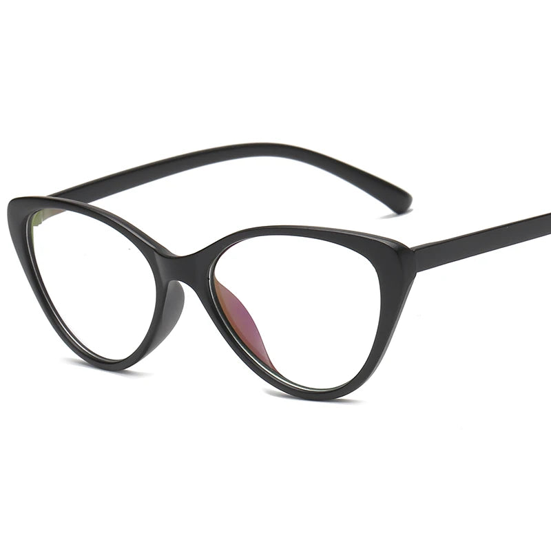 Vintage Cat Eye Glasses Frame - Plastic Optical Computer Glasses for Women & Men