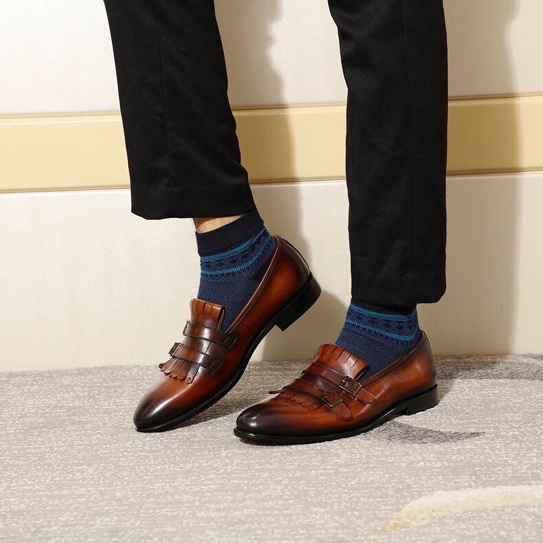 Men's Handmade Tassel Loafers