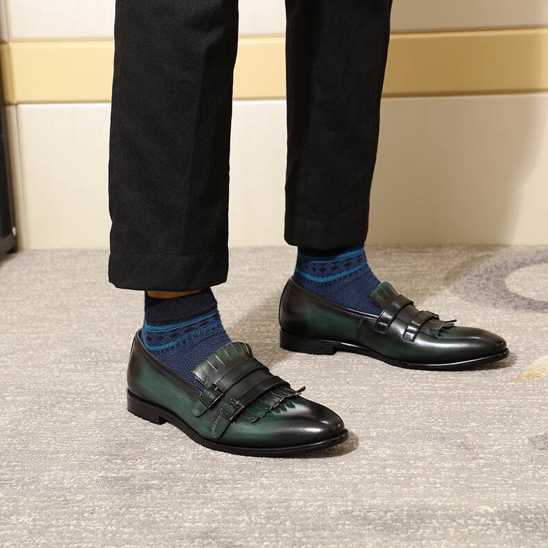 Men's Handmade Tassel Loafers