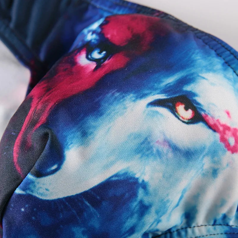 Men's Underwear 3D Animal Printing Briefs Underwear