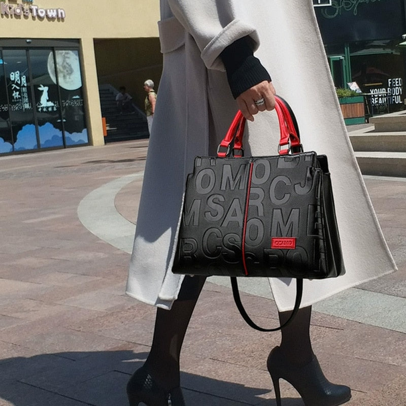 Women's PU Leather Crossbody HandBag