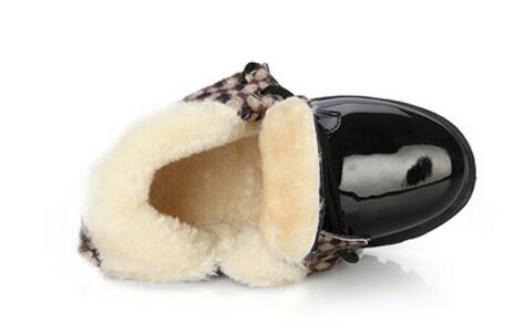Children's PU Leather Waterproof Boots