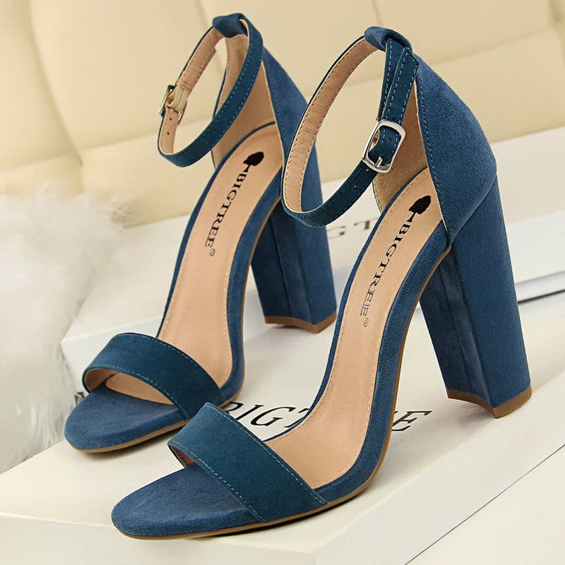 Women's High Heels PU Leather Summer Shoes