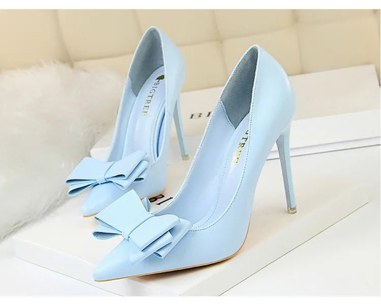 Women's Bow-knot High Heels Stiletto