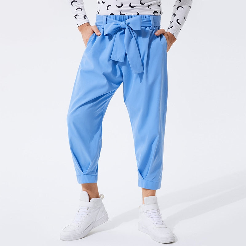 Men's Baggy Trousers With Belt