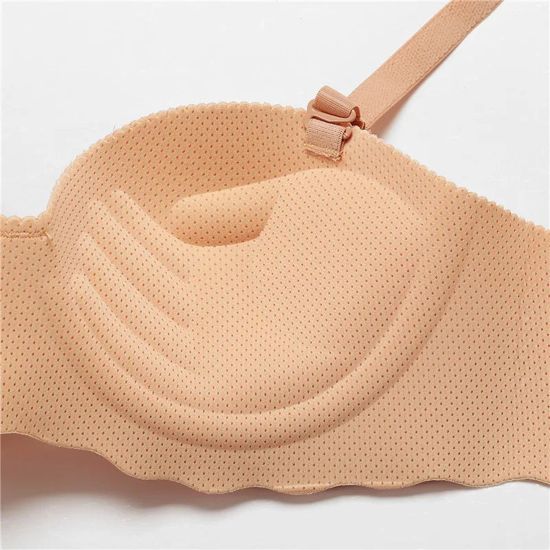 Women's A B Cup Push Up Bra 1/2 Cup Bra Soft Wireless Bralette Breathable Bras