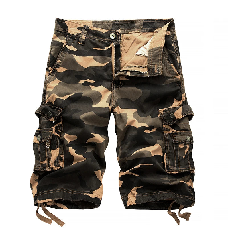 Men's Cargo Camouflage Military Army Shorts