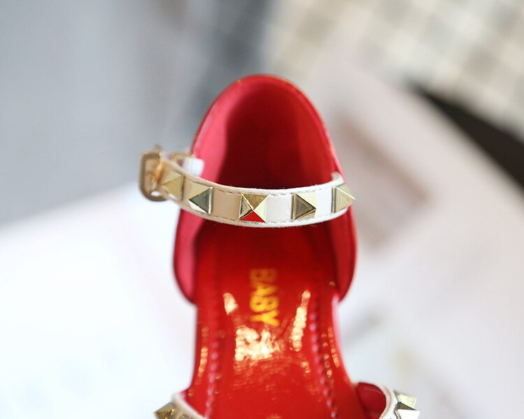 Girls, Children Rivets Flat Shoes