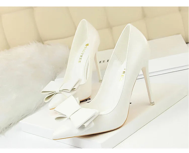 Women's Bow-knot High Heels Stiletto