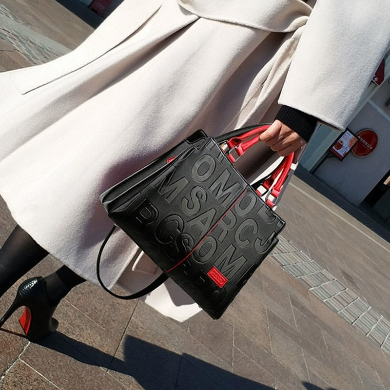 Women's PU Leather Crossbody HandBag