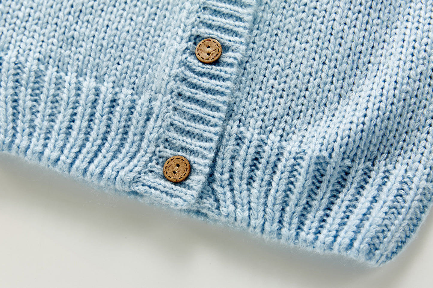 0-24M Baby Girls Sweater Cardigan - Long Sleeve Single Breasted Flowers Knit Jacket