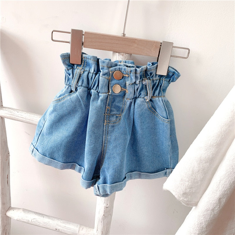 Girl's Denim Jeans Shorts