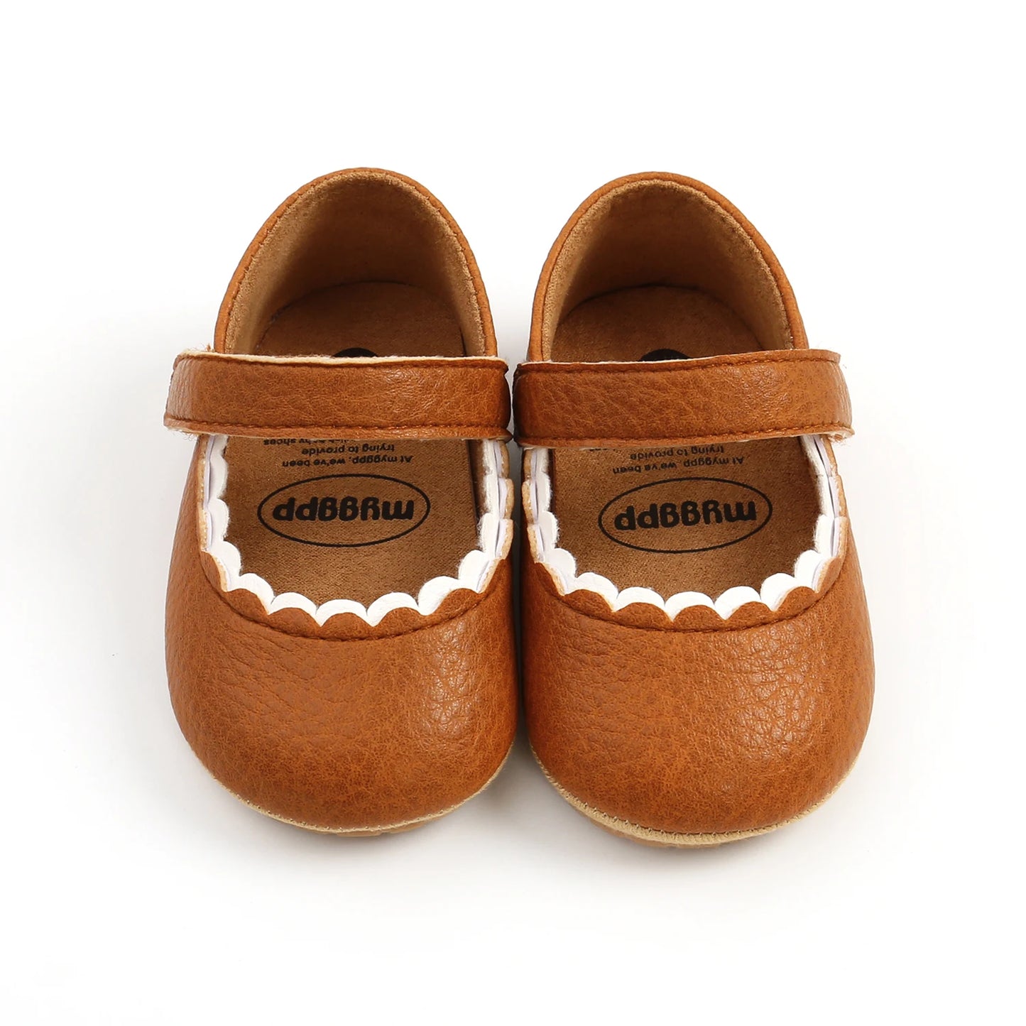Newborn Baby Princess Shoes - Soft Prewalker Shoes with Hook & Loop (0-18M)