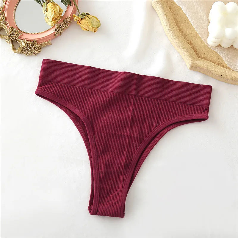 Women's Seamless Thong Underwear - Low Waist G-String Lingerie