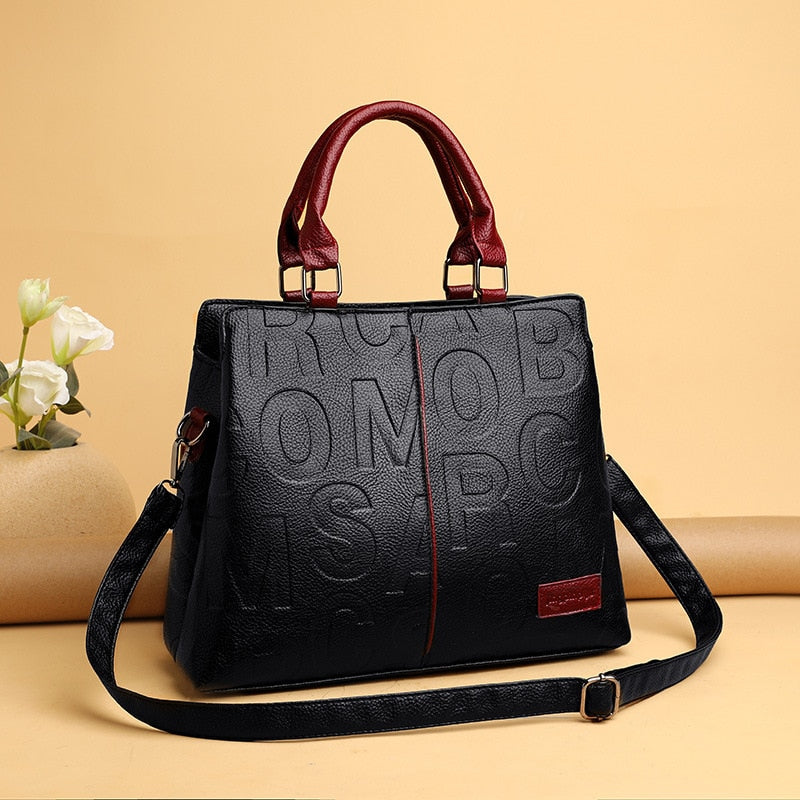 Women's PU Leather Crossbody HandBag
