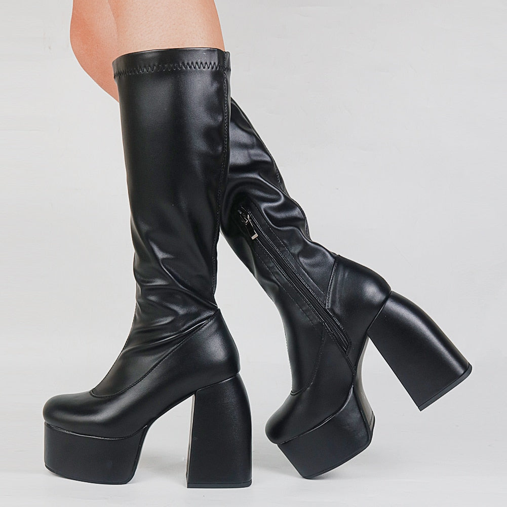 Women's Platform Thigh High Boots
