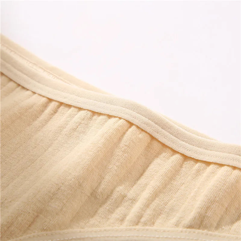 Women's Cotton Thongs 3Pcs/set Soft T-back Underpants S-XL G-string Underwear Low Waist Cotton Panty Lingerie