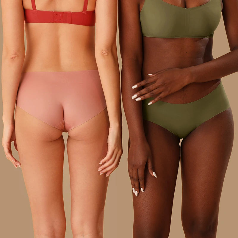 Women's Seamless Briefs - Underwear Low Waist Lingerie