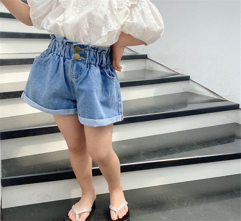 Girl's Denim Jeans Shorts