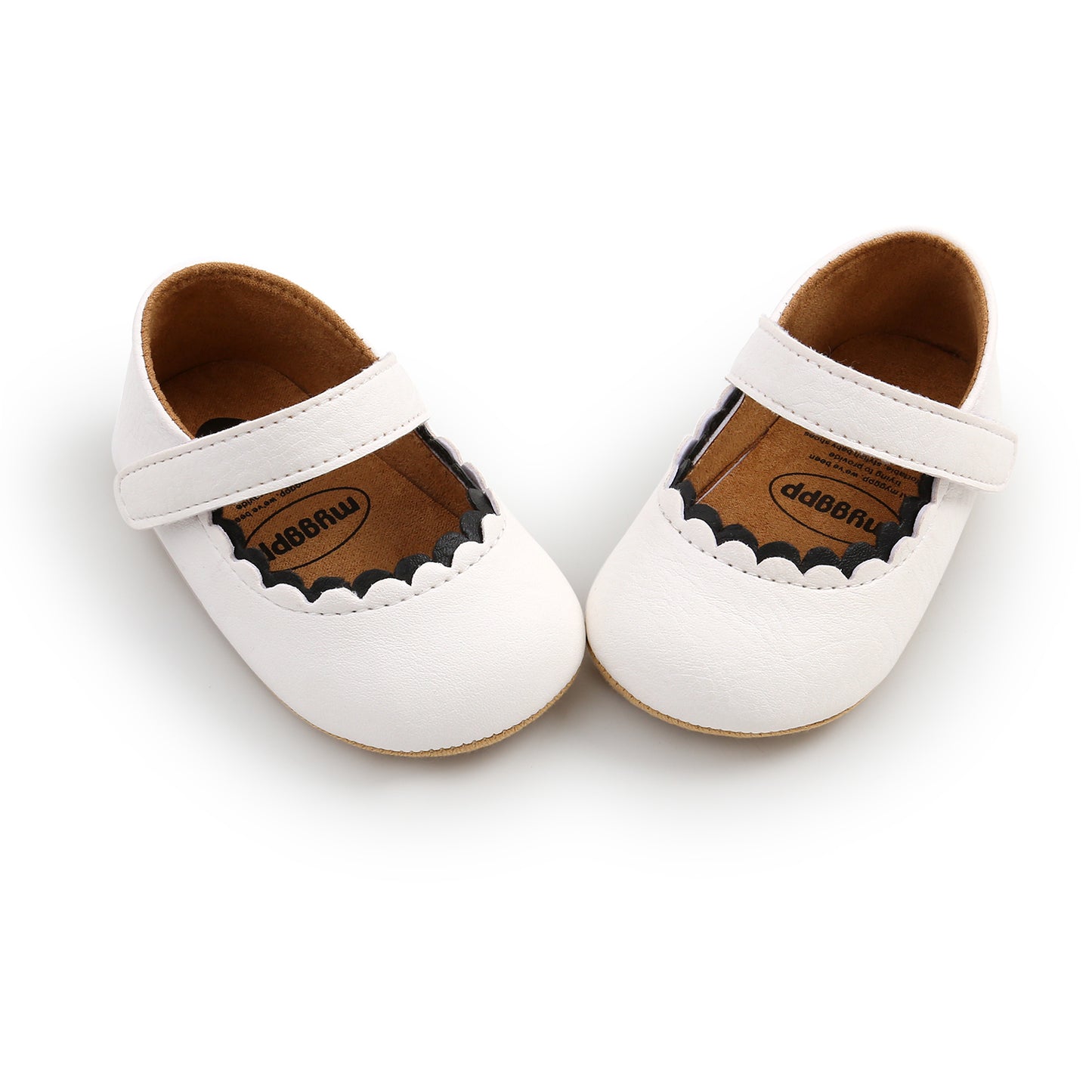 Newborn Baby Princess Shoes - Soft Prewalker Shoes with Hook & Loop (0-18M)
