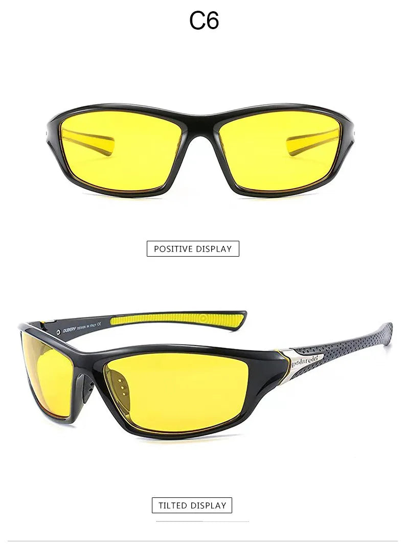 Classic Polarized Sunglasses - Vintage Driving Eyewear with UV400 Protection