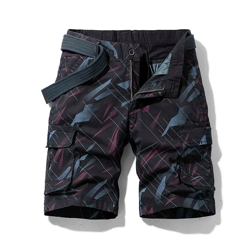 Men's Camouflage Cotton Cargo Shorts