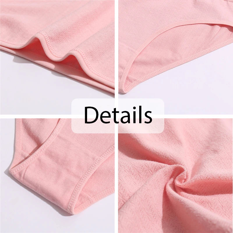 3-Pack Cotton Low-Waist Briefs for Women - Comfortable Breathable Underwear