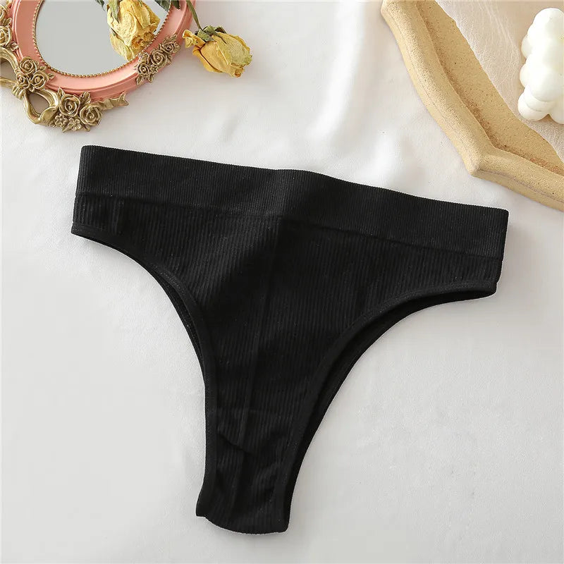 Women's Seamless Thong Underwear - Low Waist G-String Lingerie