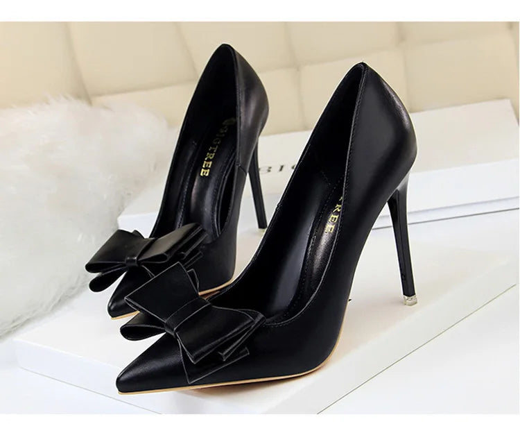 Women's Bow-knot High Heels Stiletto