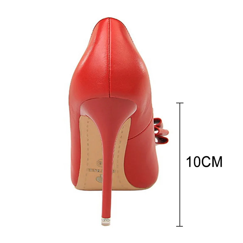 Women's Bow-knot High Heels Stiletto