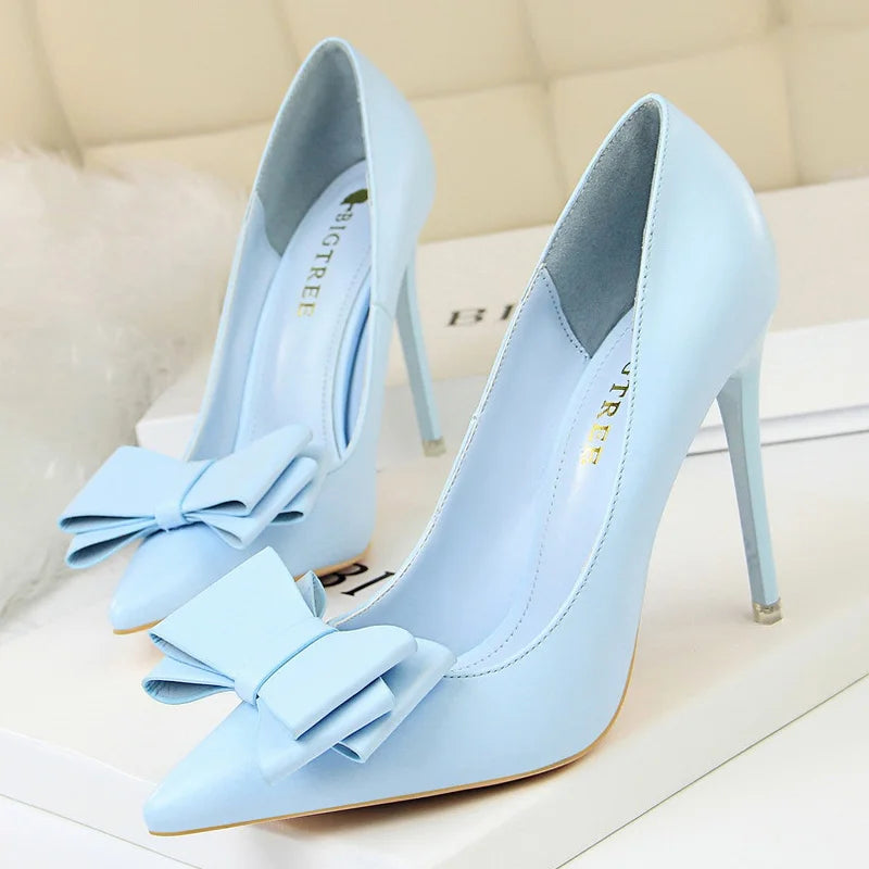 Women's Bow-knot High Heels Stiletto