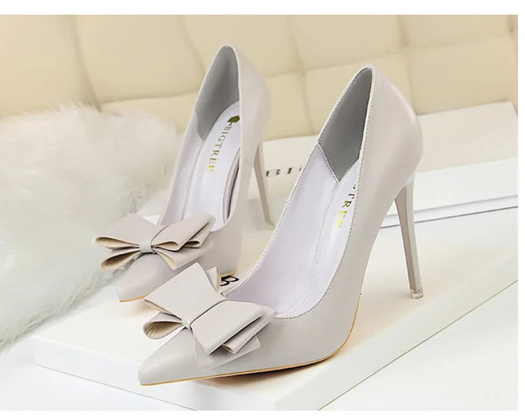 Women's Bow-knot High Heels Stiletto