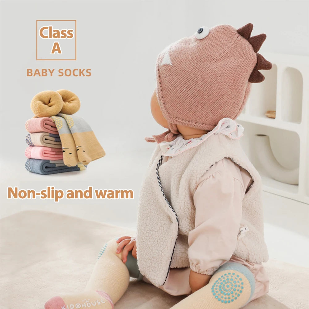 Baby Knee High Crawling Socks Knee Pads Socks 0~24 Months