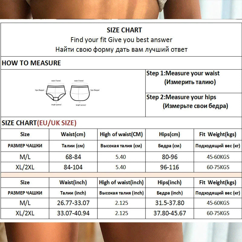 M-2XL Women Bodyshaper Underwear High Waist Panties Lingerie G-String Underpants