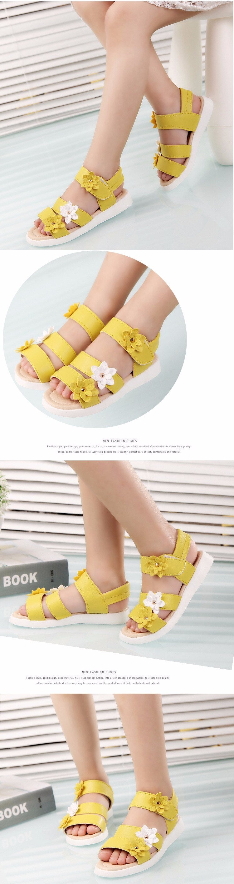 Girl's Flower Sandals